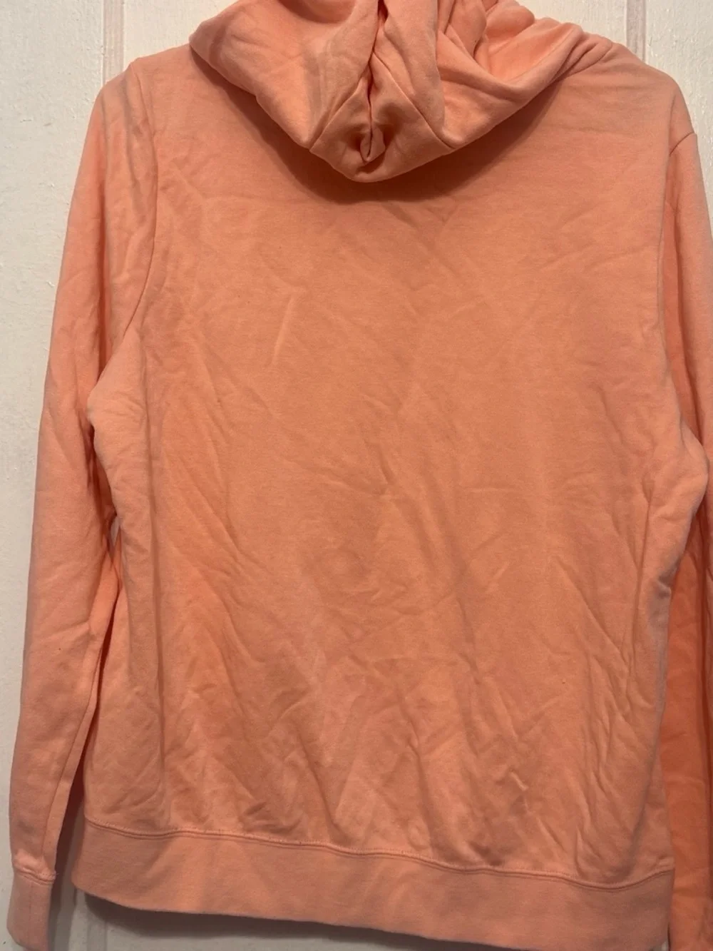 Nike Women’s Peach Gold-Logo Hoodie Sweater
